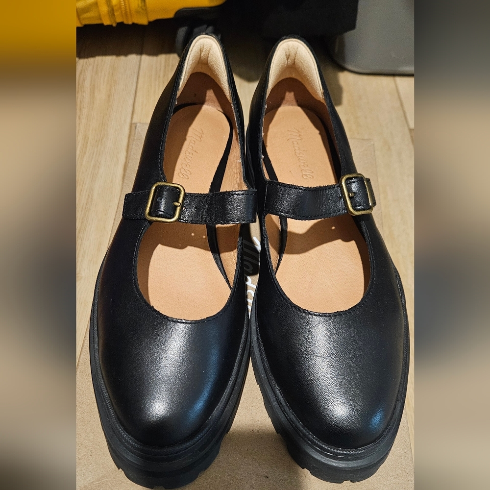 Madewell Black Mary Jane Shoes
